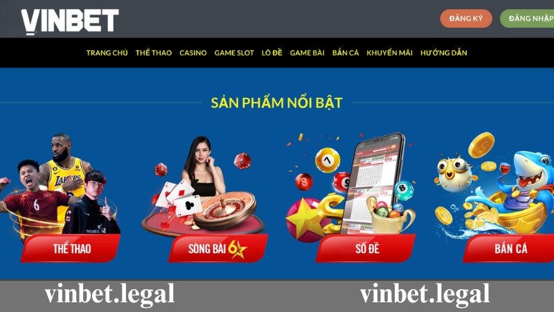 Các trò chơi cá cược nổi bật hấp dẫn tại Vinbet